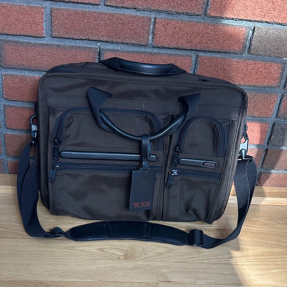 Tumi Dark Brown Briefcase